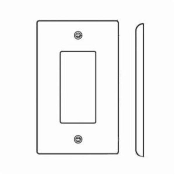 Leviton Wallplates Mid Nyl 1G Iv PJ26-I